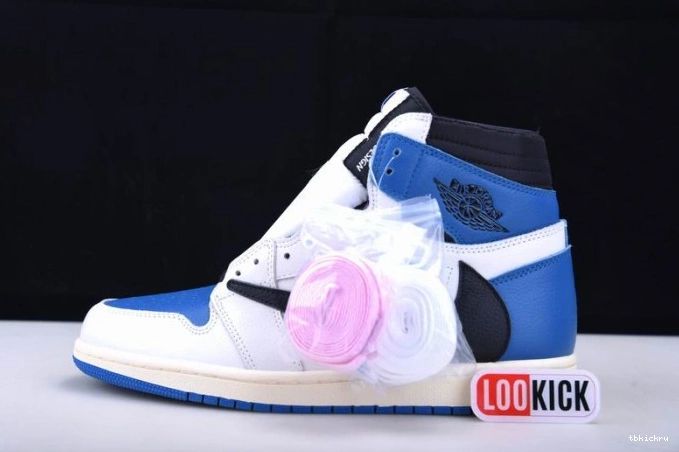 TBkick White and Scott DH3227-105 1 Jordan Blue Air Travis 0813